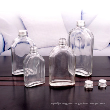 350ml arch-shaped glass beverage bottles with metal lids